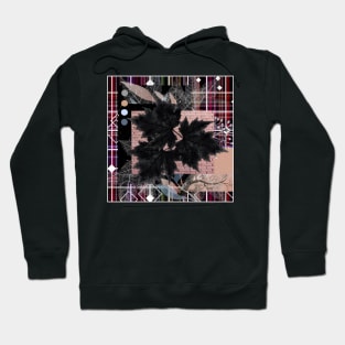 Organic Meets Geometric Collage Hoodie